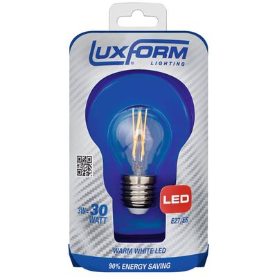 Luxform Zestaw żarówek LED, 4 szt., E27, 230 V, 2700 K