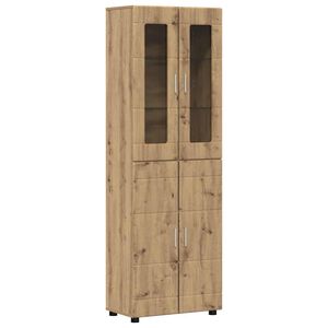 vidaXL Highboard FLORIN 60 x 35 x 182 cm Dąb rzemieślniczy