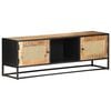 vidaXL Szafka pod TV, 120x30x40 cm, drewno mango i naturalna trzcina