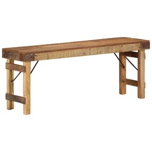 vidaXL ławka Naturalny 110 x 35 x 46 cm Stare Drewno z Recyklingu