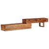 vidaXL Szafka pod telewizor, 200x30x35 cm, drewno akacjowe, brązowa