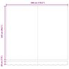 vidaXL Markiza Wielokolorowe 350 x 250 x 165 cm Poliester i aluminium