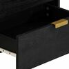 vidaXL Szafka nocna, czarna, 50x33x62 cm, materiał drewnopochodny