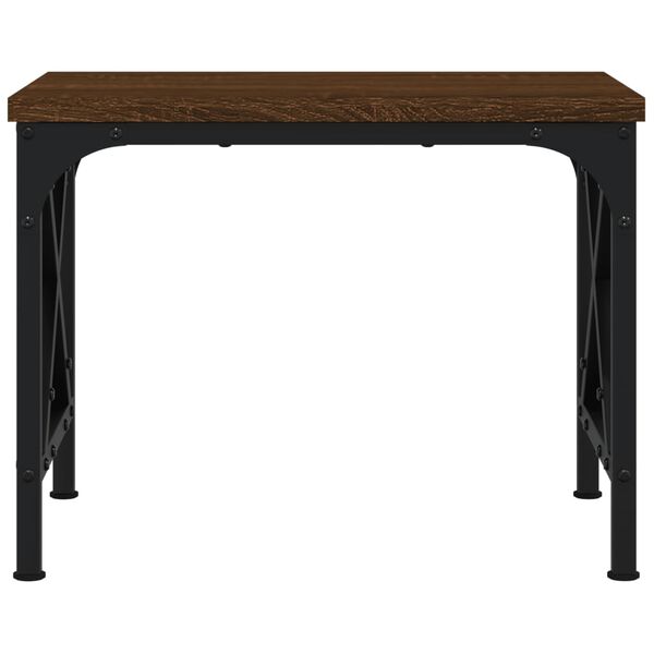 vidaXL Stojak pod drukarkę, brązowy dąb, 40x30x31 cm