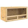 vidaXL Terrarium Brązowy 100 x 50 x 50 cm OSB