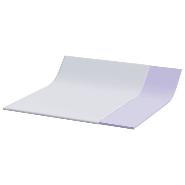 vidaXL Nakładka na materac Biały 200 x 200 cm Tkanina jacquard