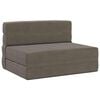 vidaXL Składana Sofa Ł&oacute;żko jasnoszary 100 x 80 x 60 cm tkanina