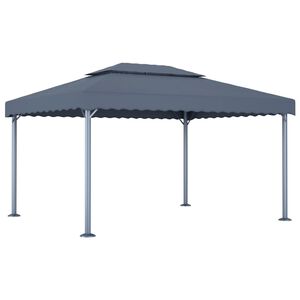 vidaXL Altana, 400 x 300 cm, antracytowa, aluminium