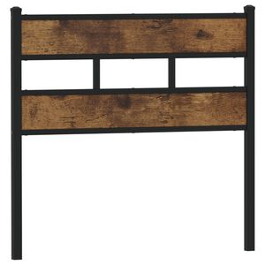 vidaXL Wymienne wezgłowie, przydymiony dąb, 75 cm