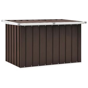 vidaXL Skrzynia ogrodowa brązowa 109x67x65 cm