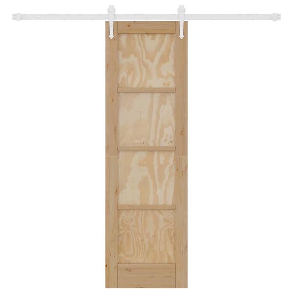 vidaXL Drzwi przesuwne ORKDAL Brązowy 61 x 198,5 cm