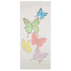 vidaXL Zasłona na drzwi, bambus, 90 x 200 cm