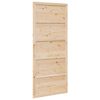 vidaXL Drzwi do stodoły 90 x 2,5 x 208 cm Lite drewno sosnowe