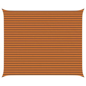 vidaXL Żagiel przeciwsłoneczny Pomarańczowy i brązowy 6 x 5 m