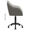 vidaXL Obrotowe krzesła stołowe, 6 szt., ciemnoszare, aksamitne