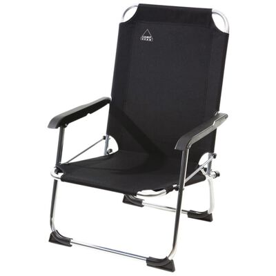 Camp Gear Krzesło plażowe, czarne, 1204764
