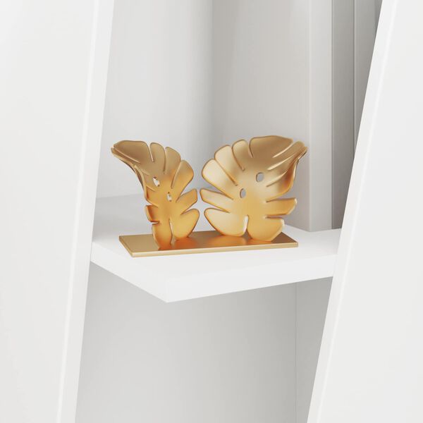 vidaXL P&oacute;łka boczna Biały 33 x 32 x 70,5 cm Materiał drewnopochodny