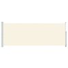 vidaXL Zwijana markiza boczna na taras, 180x500 cm, kremowa