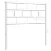 vidaXL Metalowe wymienne wezgłowie, białe, 100 cm