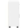 vidaXL Bufet z p&oacute;łką Biały 88,5 x 30,5 x 73 cm Materiał drewnopochodny