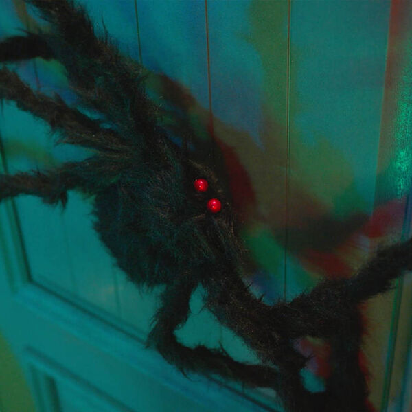 vidaXL Dekoracja Pająka na Halloween 6 pcs Czarny 75 cm