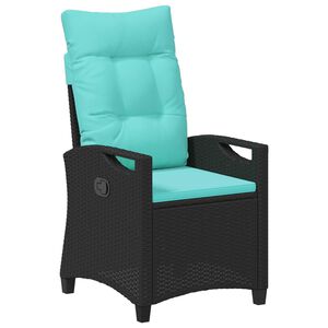vidaXL Krzesło ogrodowe z regulowanym oparciem 56 x 60 x 112 cm stal