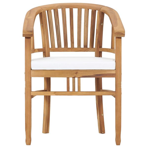 vidaXL 9-cz. zestaw mebli ogrodowych z poduszkami, lite drewno tekowe