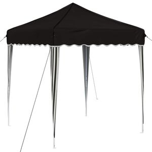 vidaXL Namiot imprezowy rozkładany 195 x 195 x 245 cm Czarny
