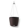 LECHUZA Doniczka NIDO Cottage 28 ALL-IN-ONE, mokka