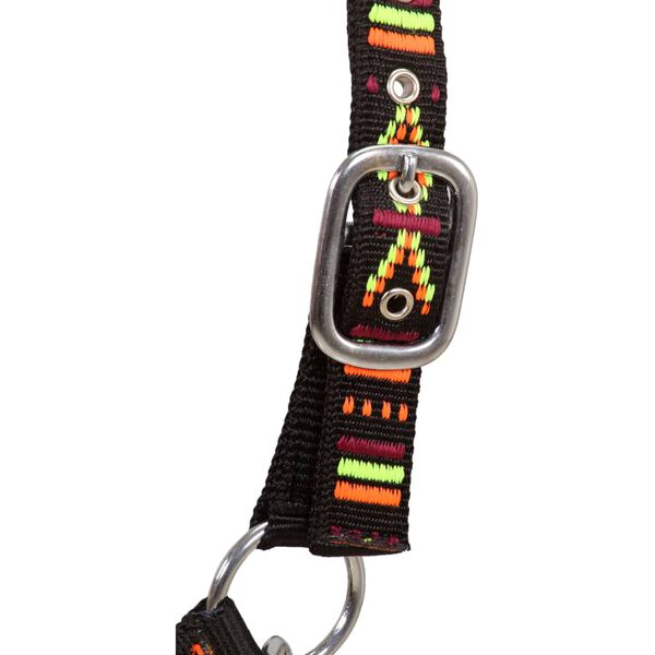 vidaXL Zestaw 2 kantar&oacute;w, nylon, rozmiar Pony, czarny