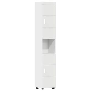 vidaXL Zestaw Szafek Łazienkowych TULUM Biały 37 x 31,5 x 203 cm