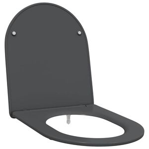 vidaXL Deska toaletowa antracytowy 47 x 36 x 3,4 cm Duroplast