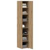 vidaXL Highboard 2 pcs Dąb rzemieślniczy 30 x 42,5 x 185 cm