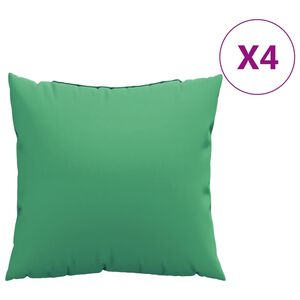 vidaXL Poduszki na sofę, 4 szt., zielone, 60x60 cm, tkanina