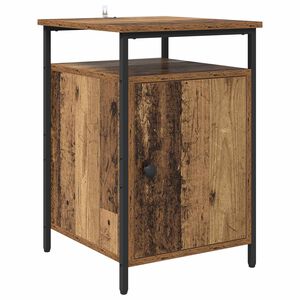 vidaXL Szafka Nocna Stare drewno 40 x 42 x 60 cm Drewno inżynieryjne