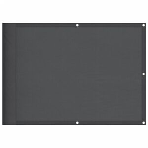 vidaXL Parawan balkonowy, antracyt, 75x700 cm, 100% poliester Oxford