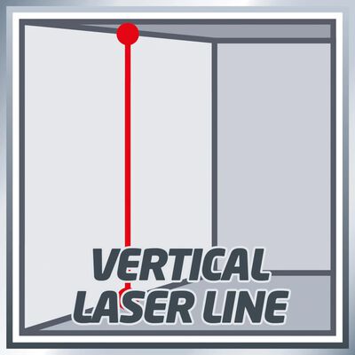 Einhell Poziomica laserowa krzyżowa TE-LL 360 czerwona 2270110