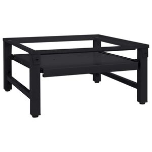 vidaXL Podstawka na Pralkę Czarny 62 x 60,5 x 32,5 cm Stal