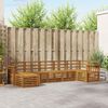 vidaXL Zestawy sof 7 pcs Naturalny Lite Drewno Akacji