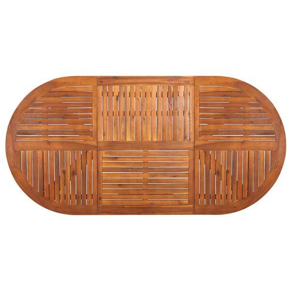 vidaXL 7-częściowy zestaw mebli ogrodowych, szary