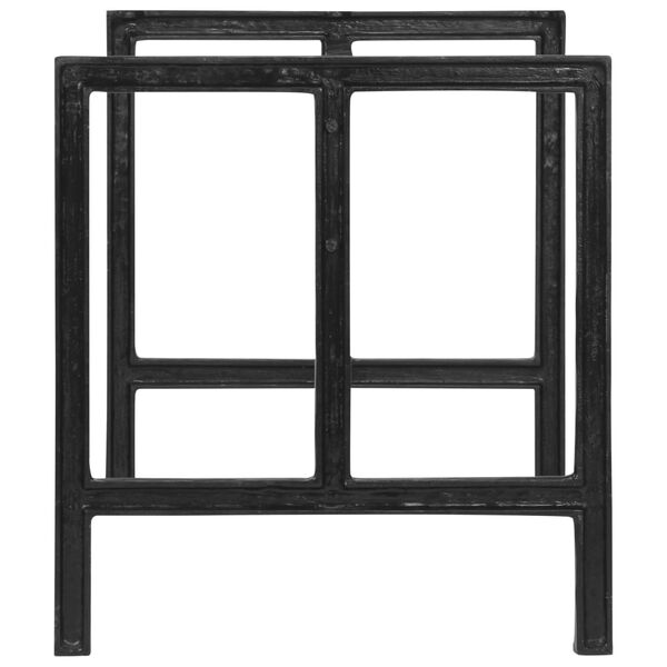 vidaXL Nogi do stołu jadalnianego,150 x 68 x 73 cm, żeliwo