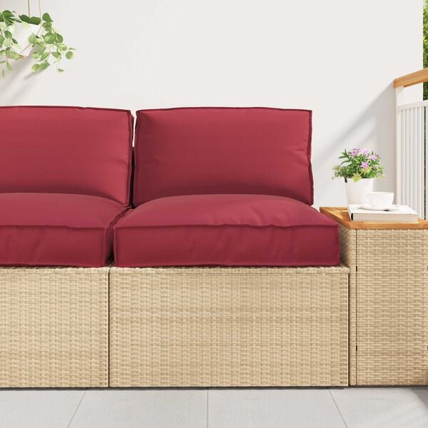 vidaXL Zestaw poduszek na paletę 2 pcs Ciemnoszary Tkanina Oxford