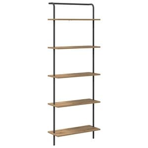 vidaXL P&oacute;łka na książki 5 poziomy 60 x 24 x 168 cm Drewno inżynieryjne