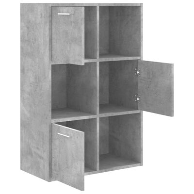 vidaXL Szafka, betonowa szarość 60x29,5x90 cm, materiał drewnopochodny