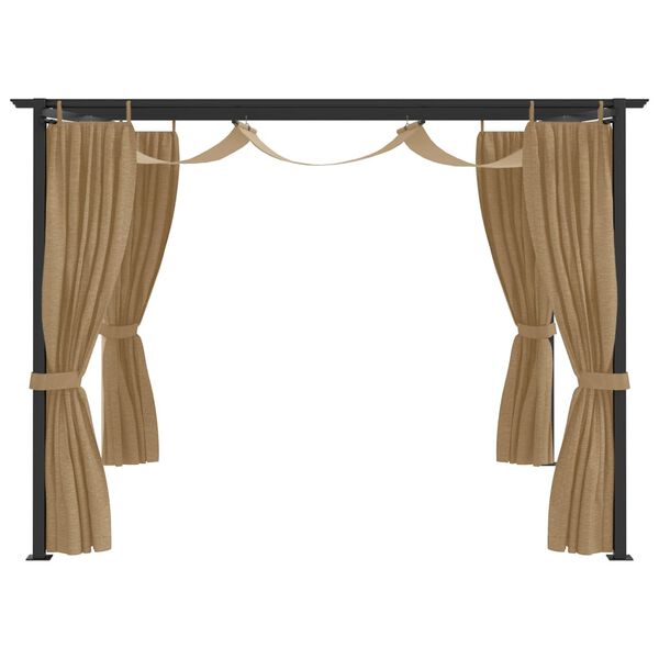 vidaXL Altana, 4x3 m, kolor taupe