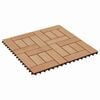 vidaXL Płytka Tarasowa 22 szt. Drewno tekowe 30 x 30 cm WPC