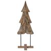 vidaXL Choinka brązowy 121 cm Lite drewno teakowe