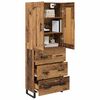 vidaXL Highboard Stare drewno 69,5 x 34 x 180 cm