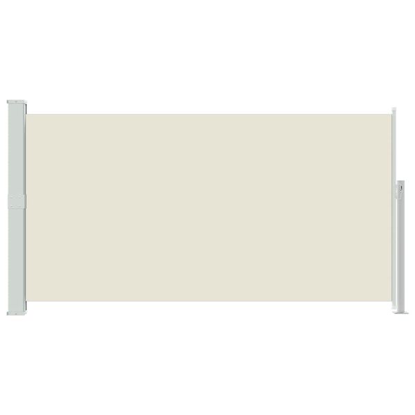 vidaXL Markiza boczna na taras, 160 x 300 cm, kremowa