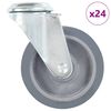 vidaXL 24 k&oacute;łka skrętne z otworem na śrubę, 100 mm